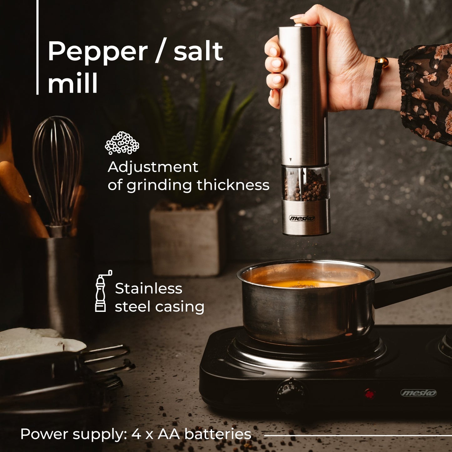Mesko MS 4432 Pepper / salt mill 005521