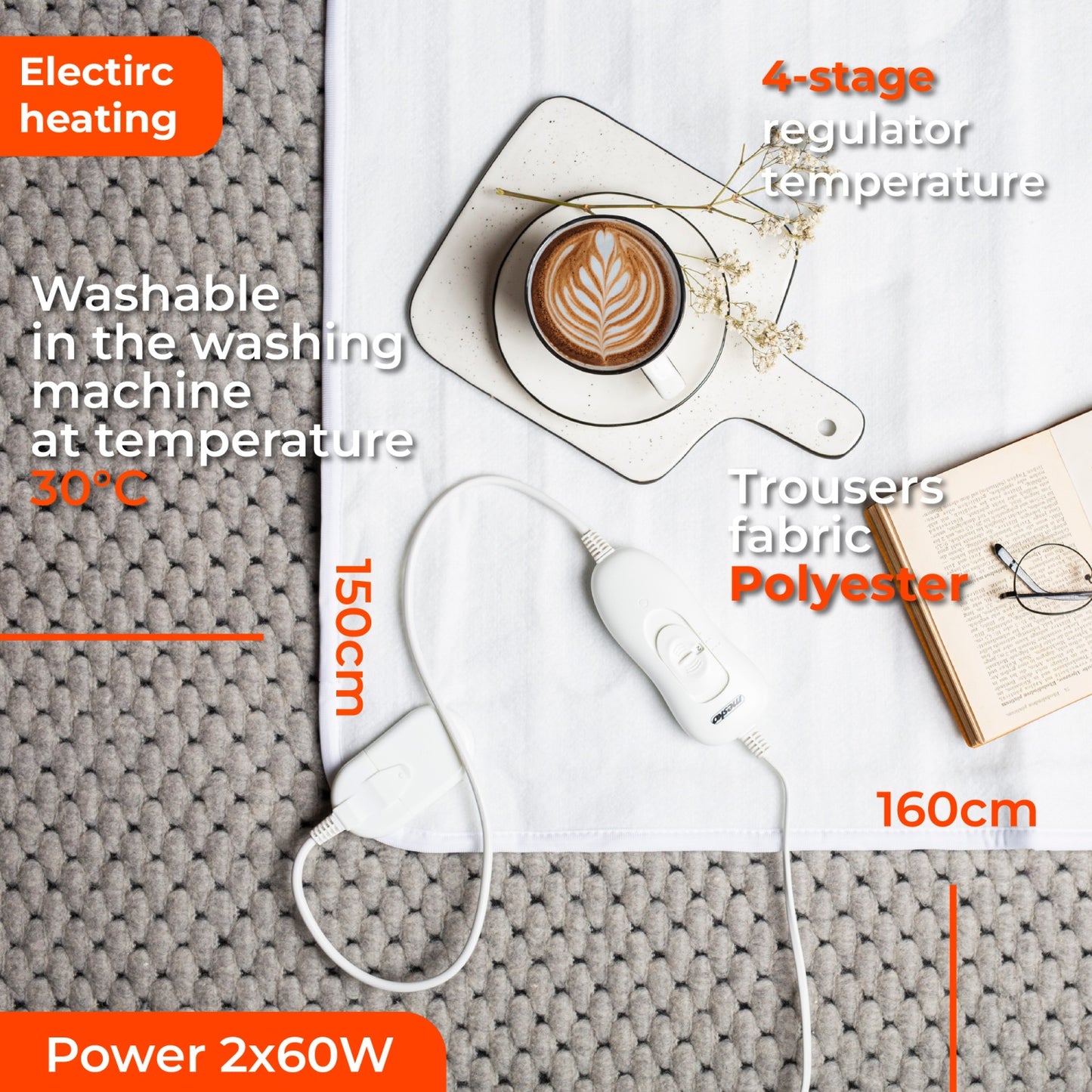 Mesko MS 7420 Electric heating under-blanket 33142
