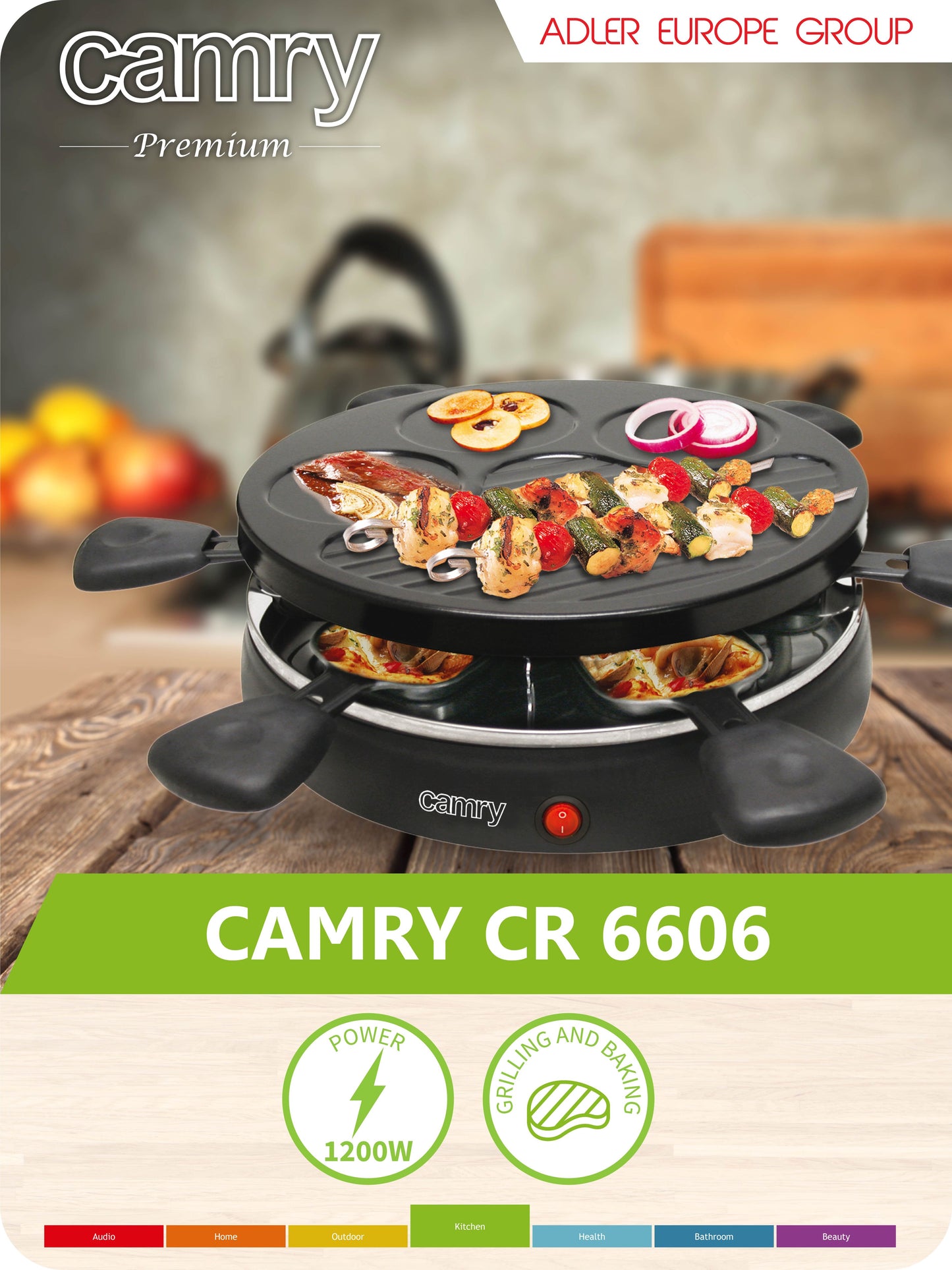 Camry CR 6606 Grill raclette 00002