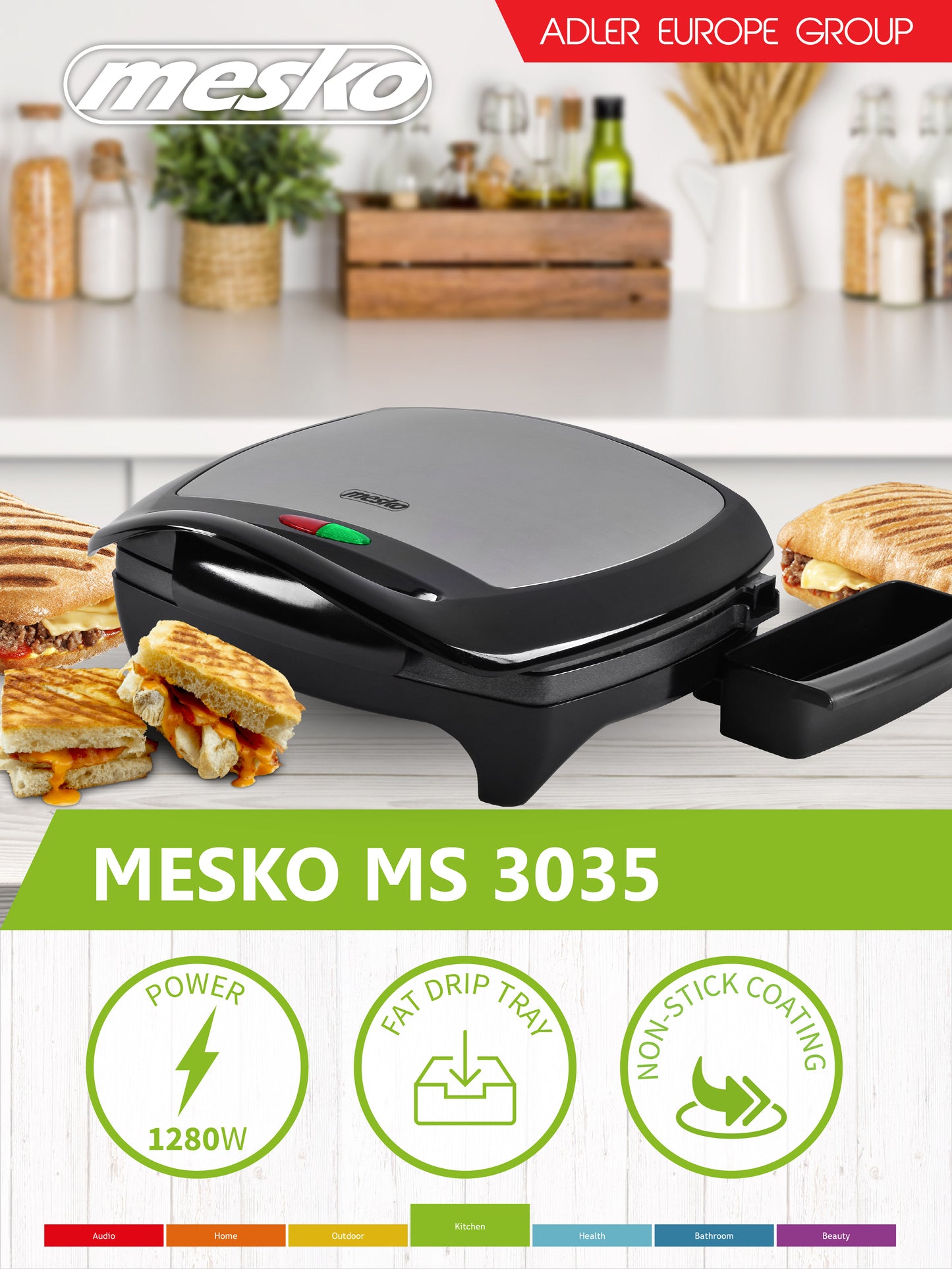 Mesko MS 3035 Grill electric 0007002