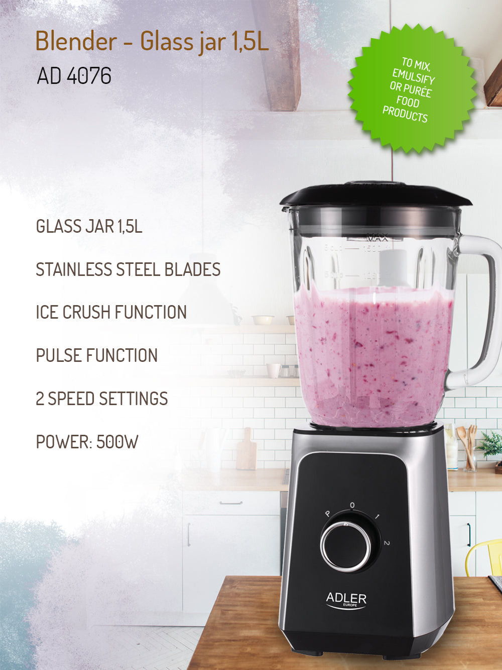 Adler AD 4076 Blender - 00051
