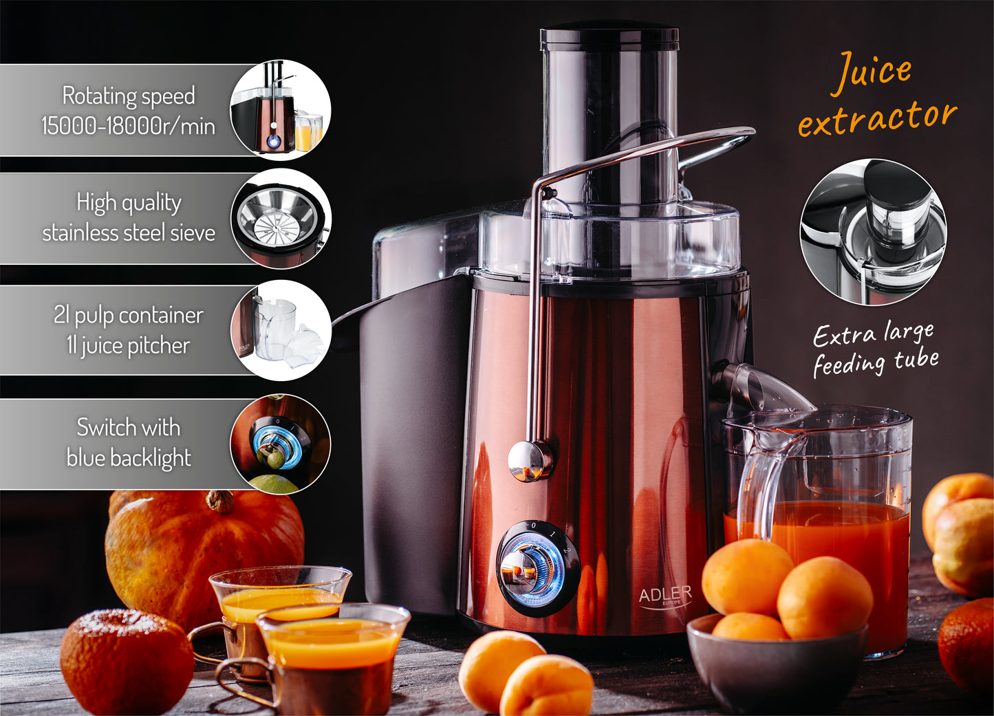 Adler AD 4129 Juice extractor - 00049