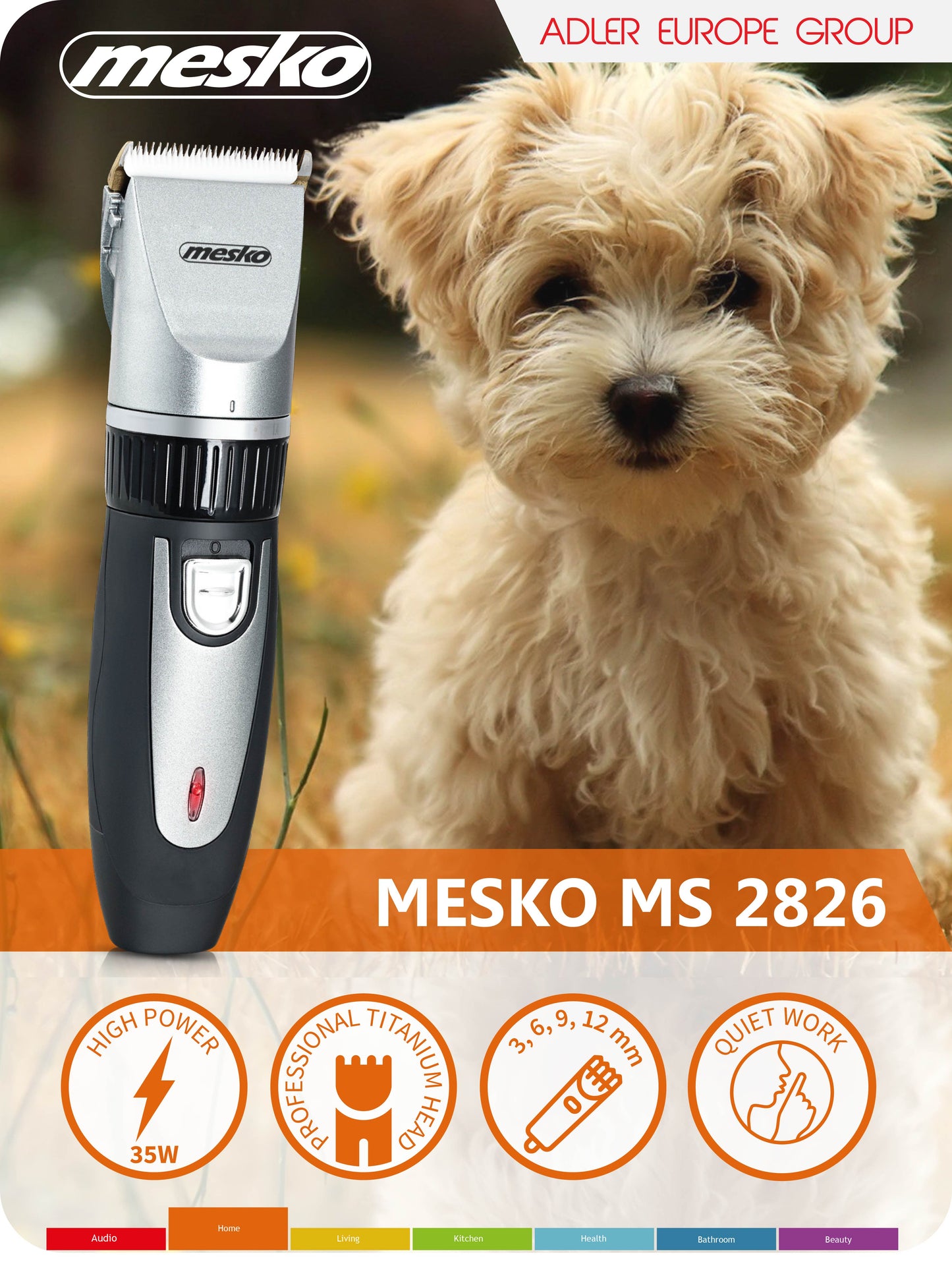 Mesko MS 2826 Hair clipper for pets 000991