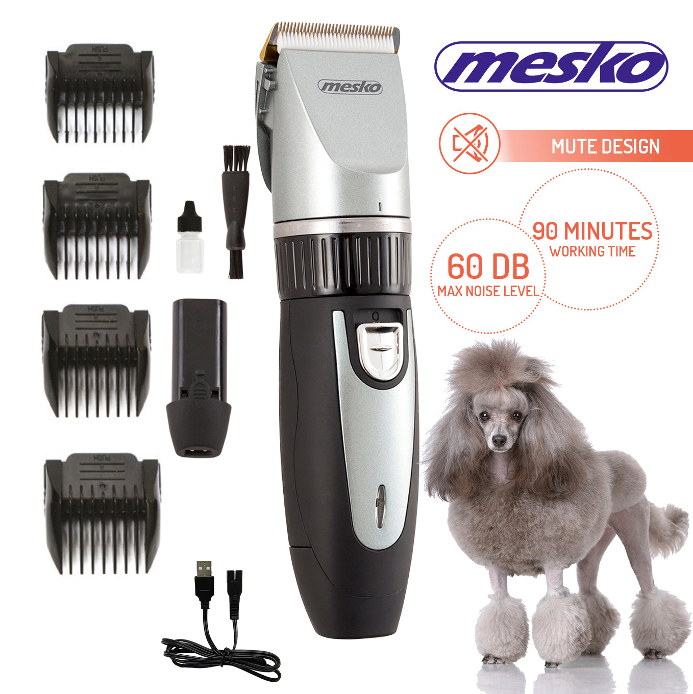 Mesko MS 2826 Hair clipper for pets 000991