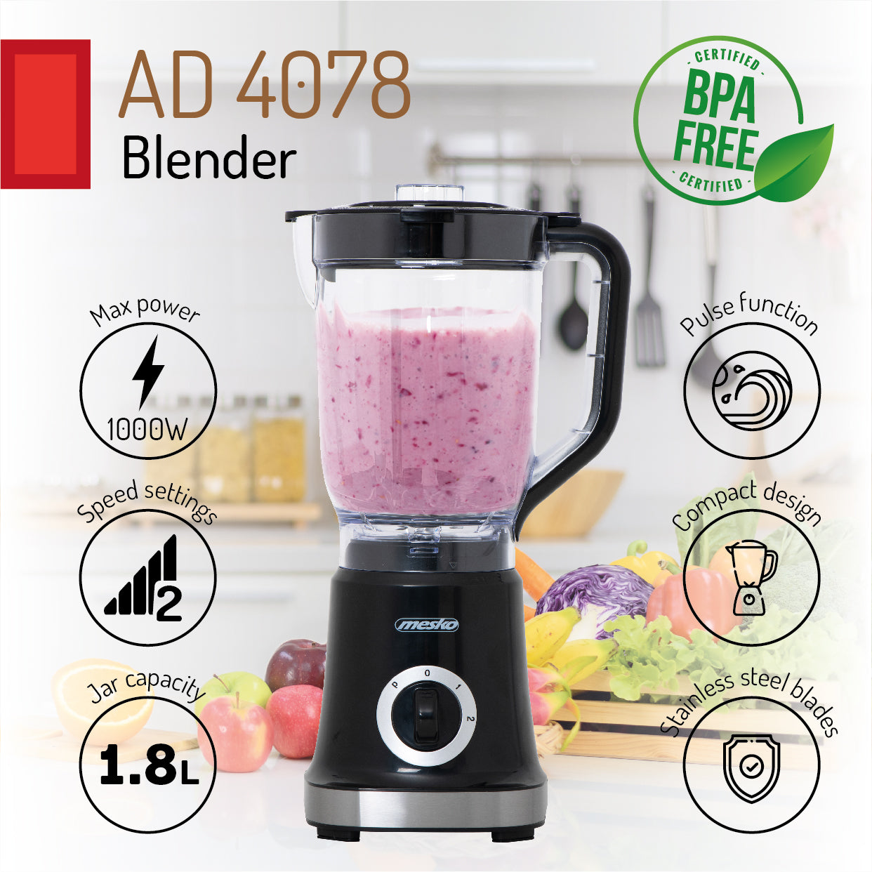 Mesko MS 4079 Blender 003119