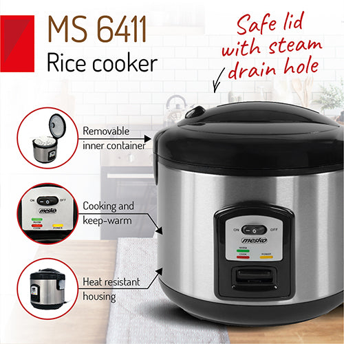 Mesko MS 6411 Rice cooker - capacity 1.5L 81332