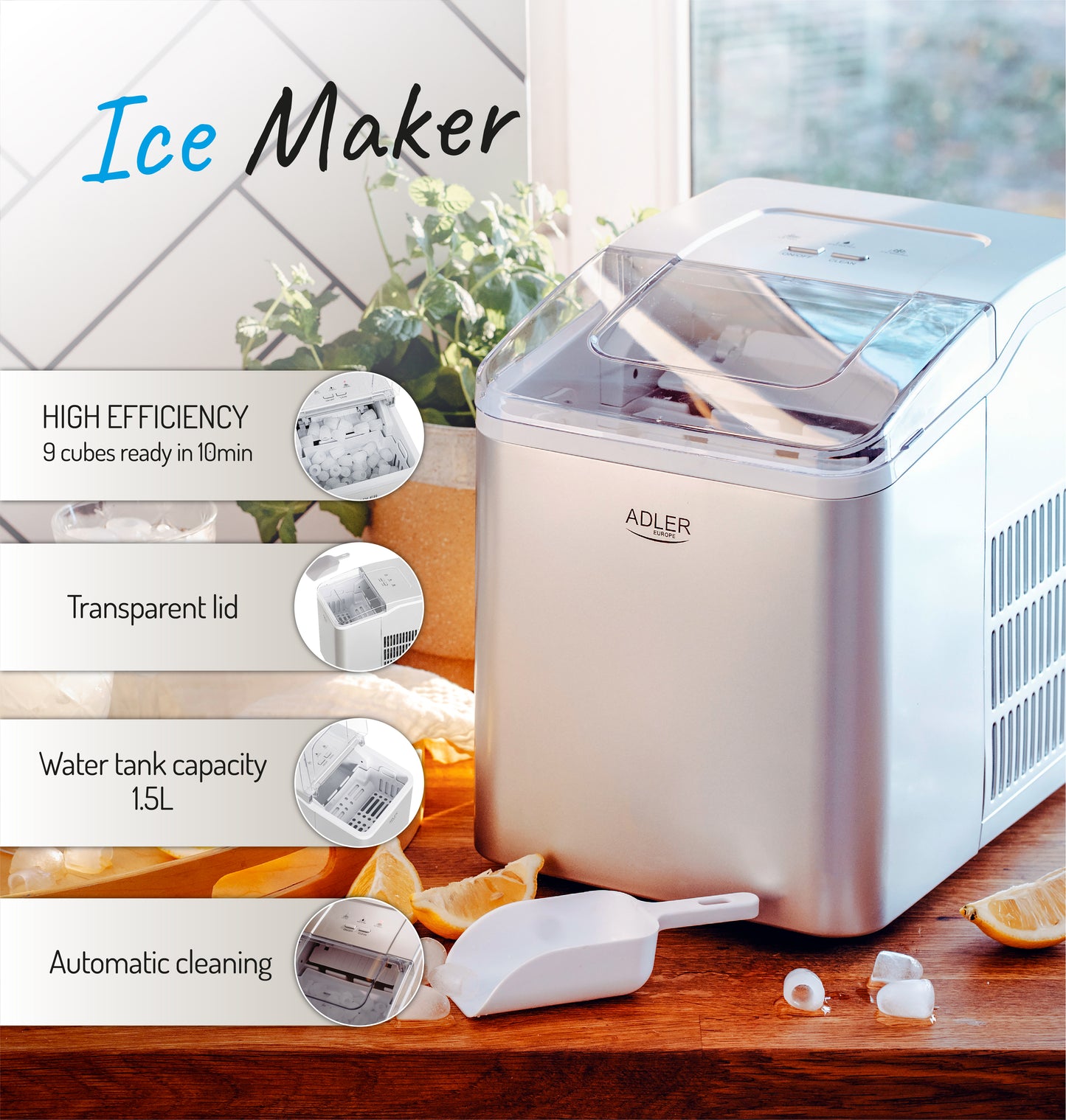 Adler Ice Maker AD 8086 00045