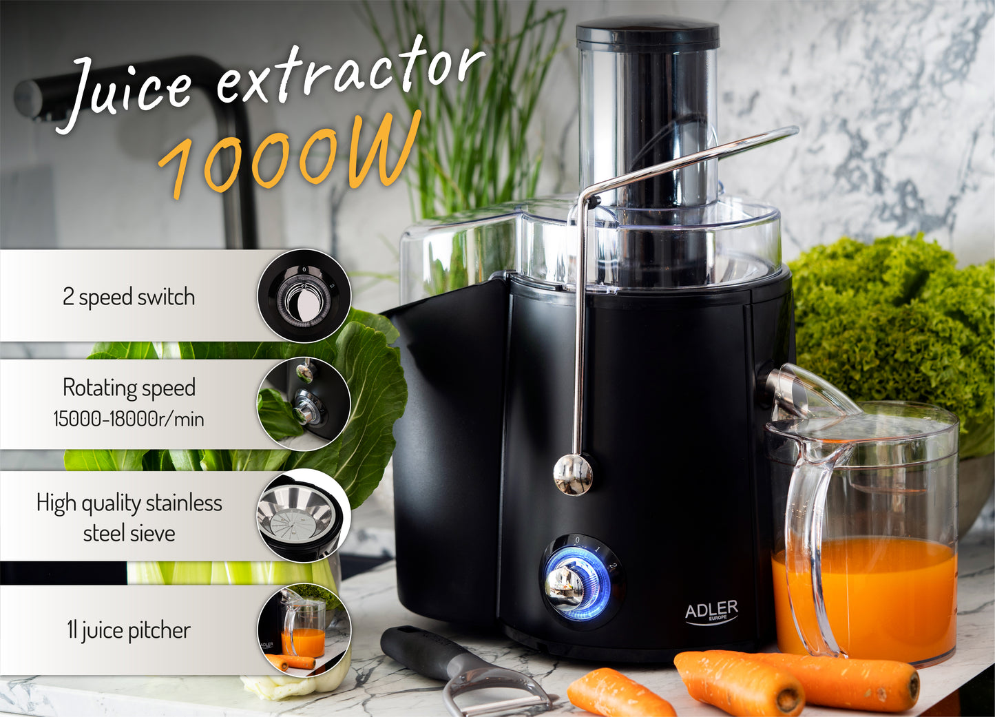 Adler AD 4127 Juice extractor - 00050