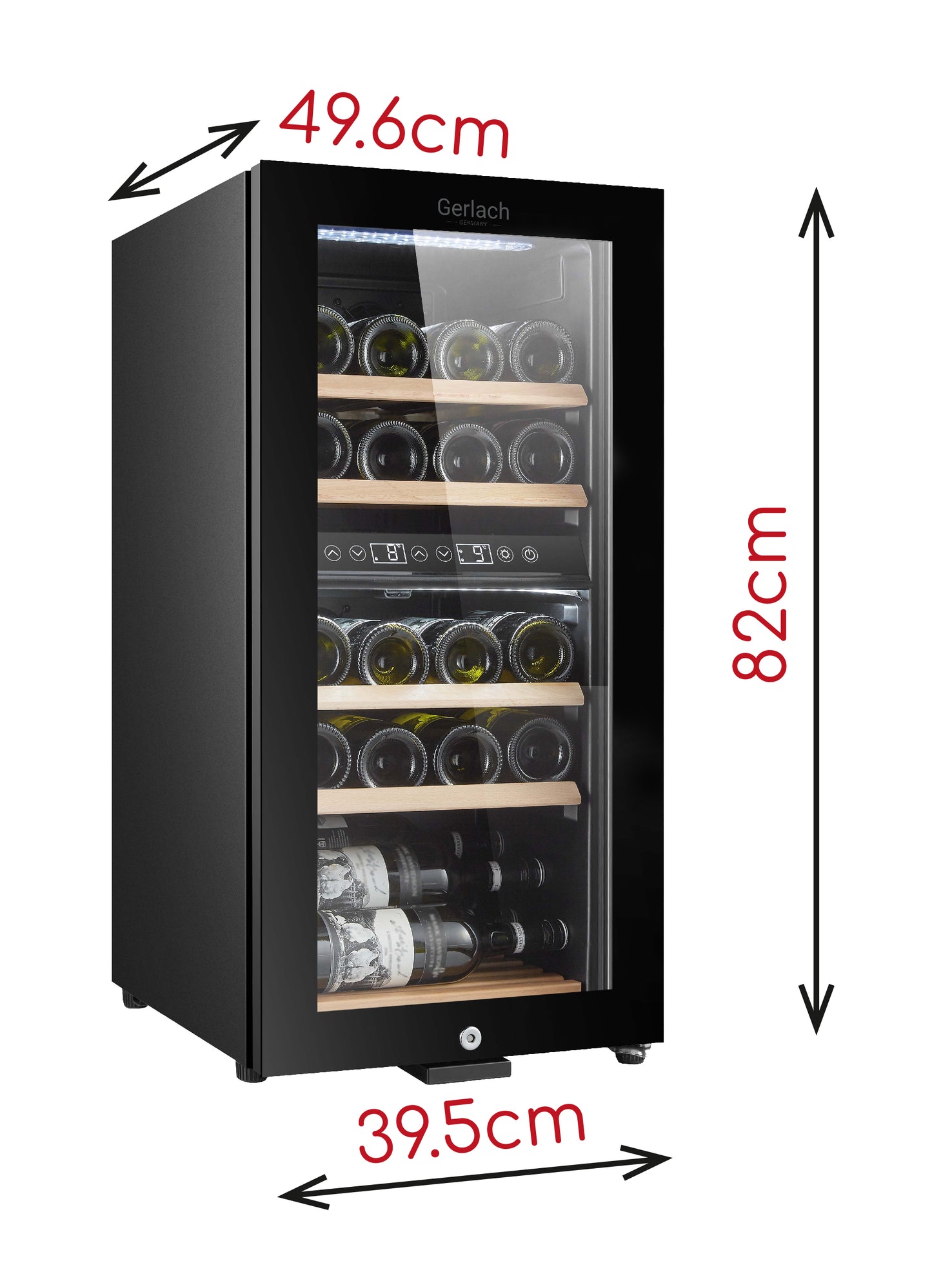 Adler AD 8080 Wine cooler 60L Dual cooling zone 00047