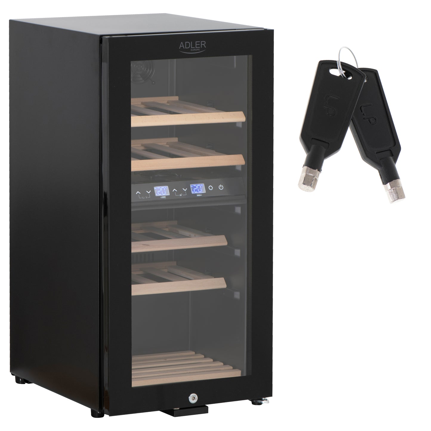 Adler AD 8080 Wine cooler 60L Dual cooling zone 00047