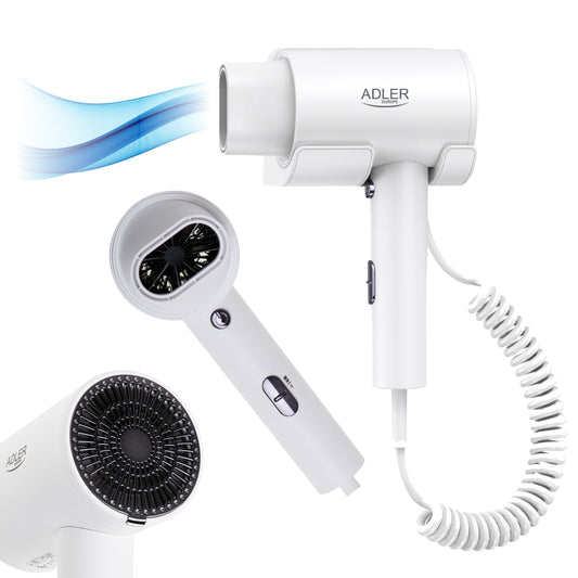 Adler AD 2285 white Hair Dryer - Wall-Mount