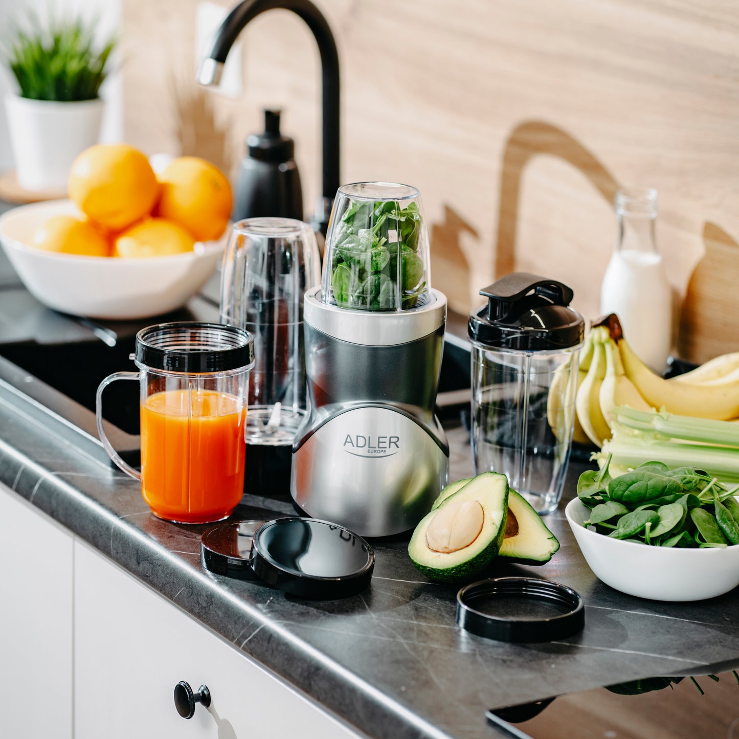 Adler AD 4084 Blender Smoothie Set - 00052