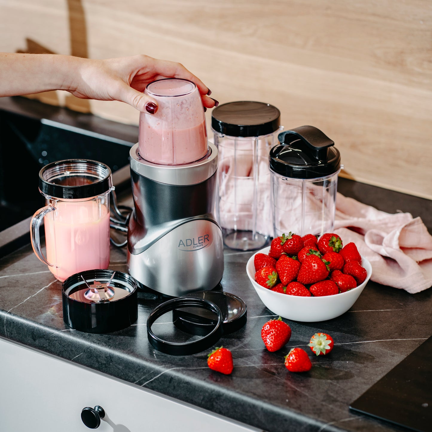 Adler AD 4084 Blender Smoothie Set - 00052