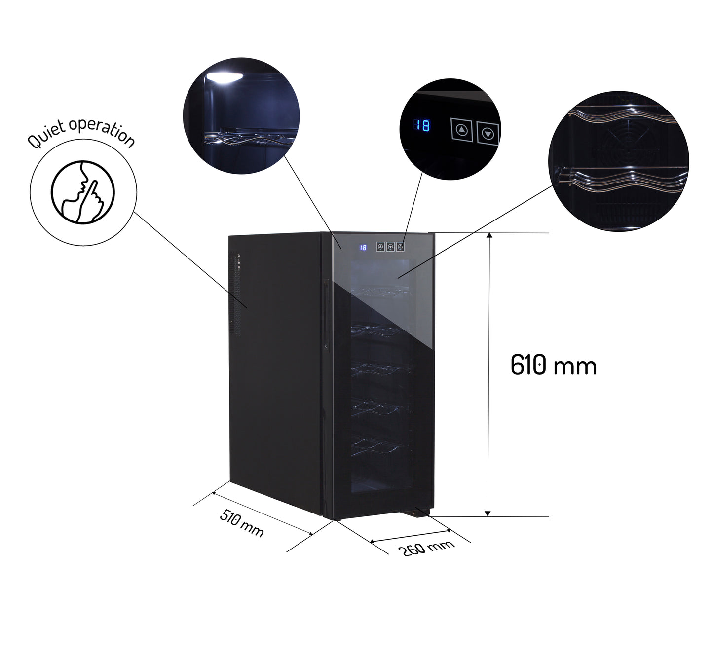 Adler AD 8083 Beverage pantry 00046