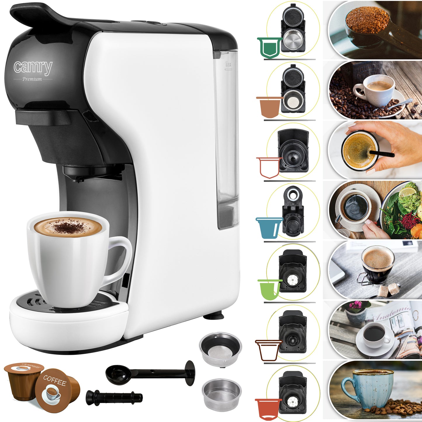 Camry CR 4414 Multi-Capsule Espresso Machine - 00100