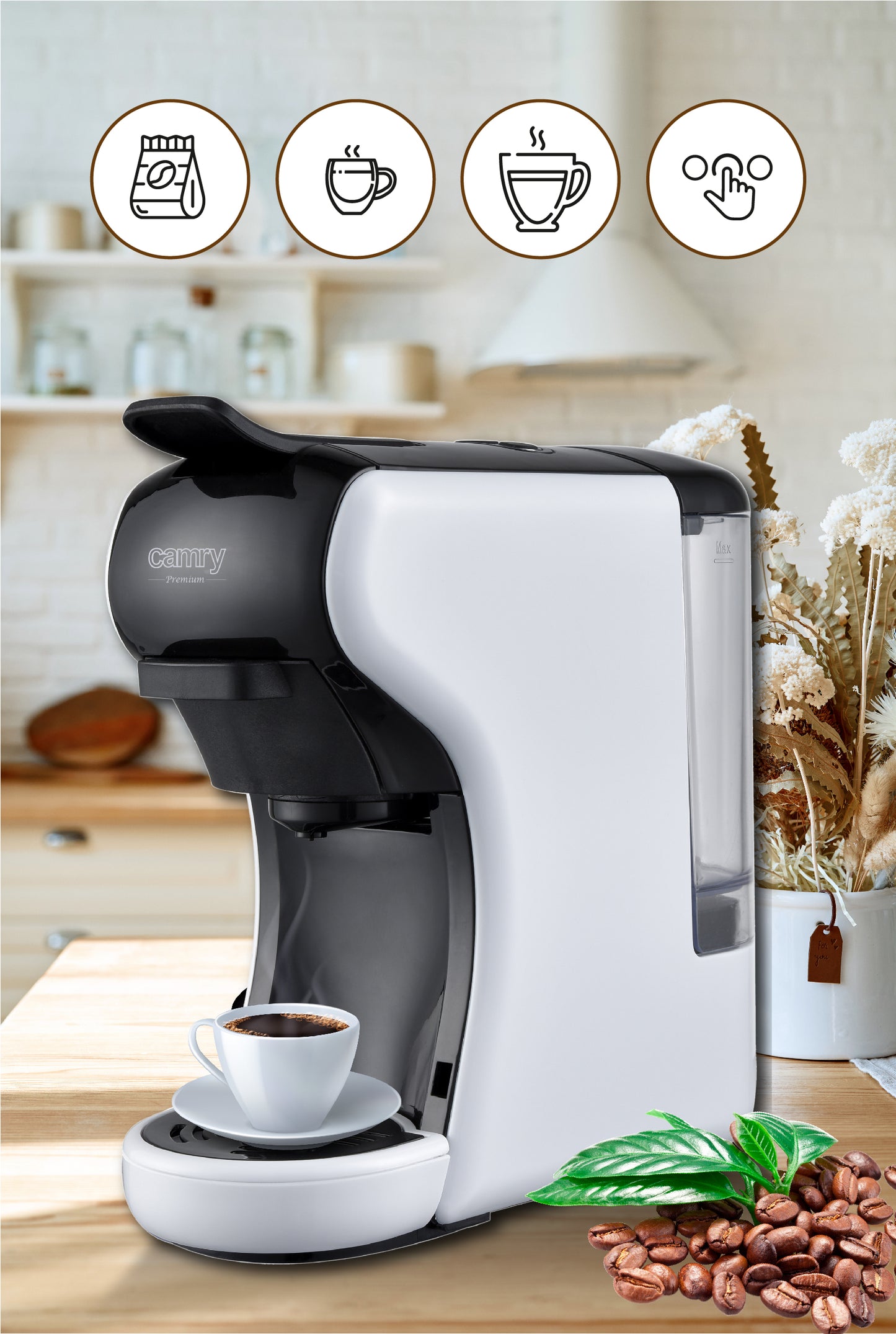 Camry CR 4414 Multi-Capsule Espresso Machine - 00100