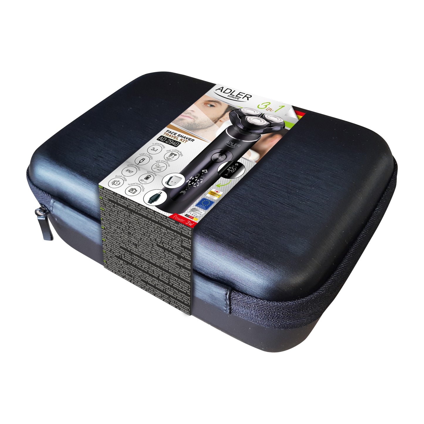 Adler ADEG 2940 Travel shaver (3 in 1) 000611