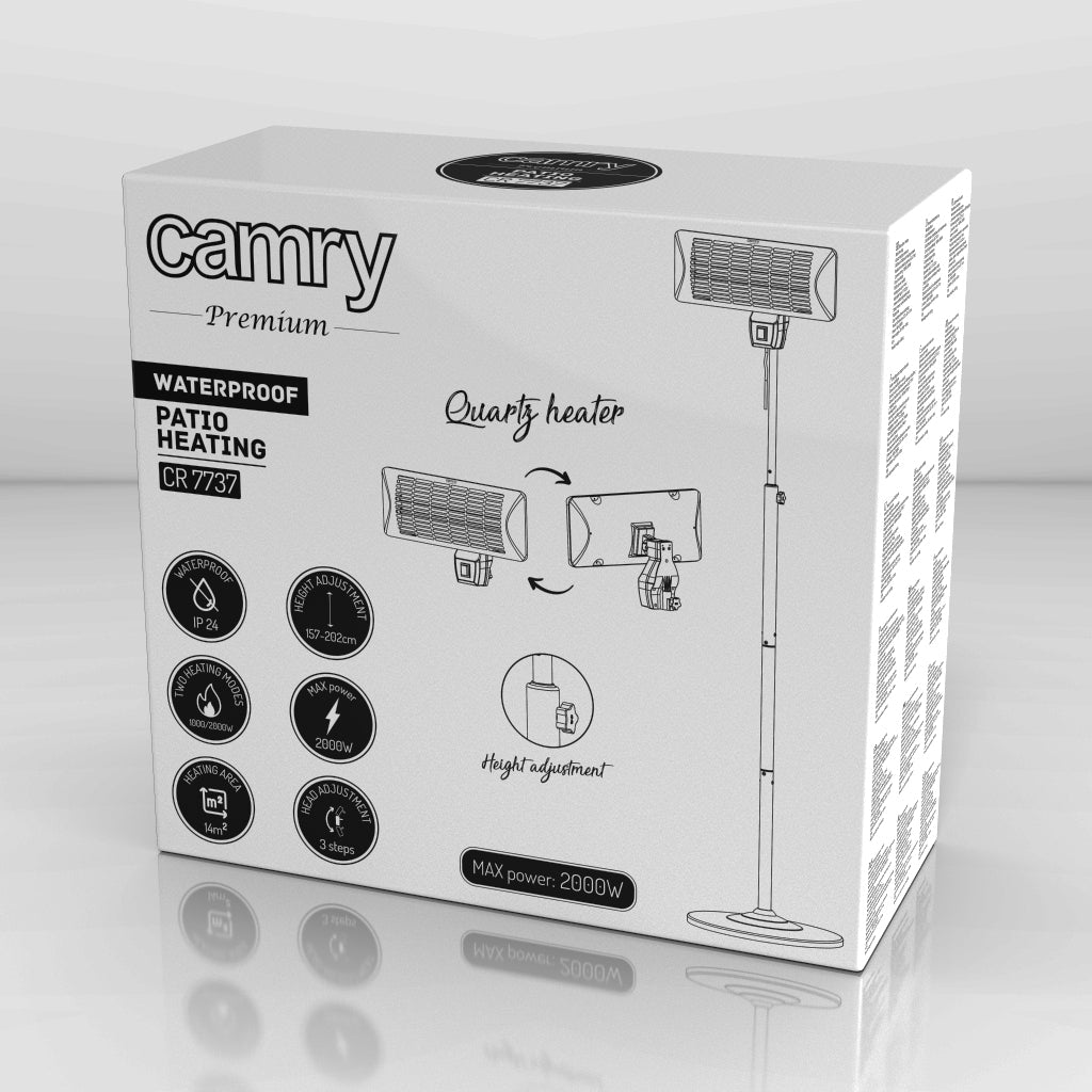 Camry CR 7737 Patio heater - standing 000772