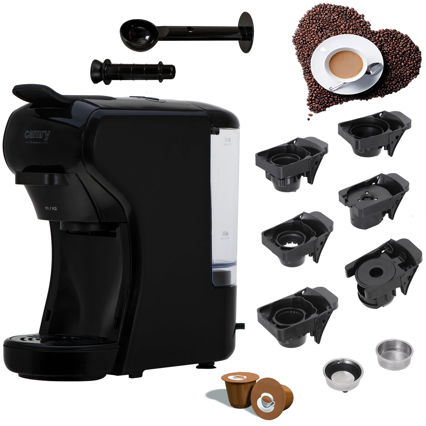 Camry CR 4414 Multi-Capsule Espresso Machine - 00100