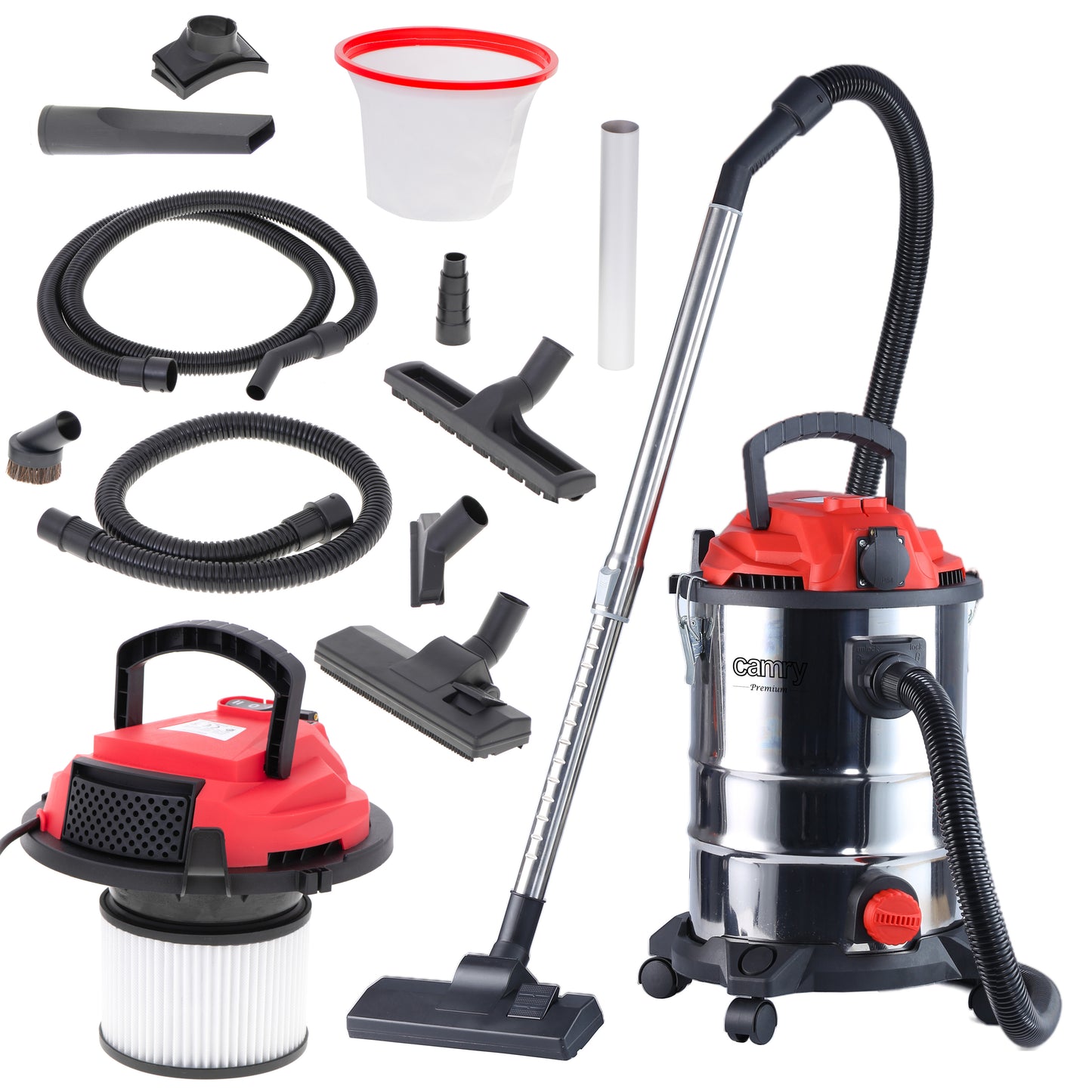 Camry CR 7045 Professional industrial vacuum cleaner with tool socket -00103