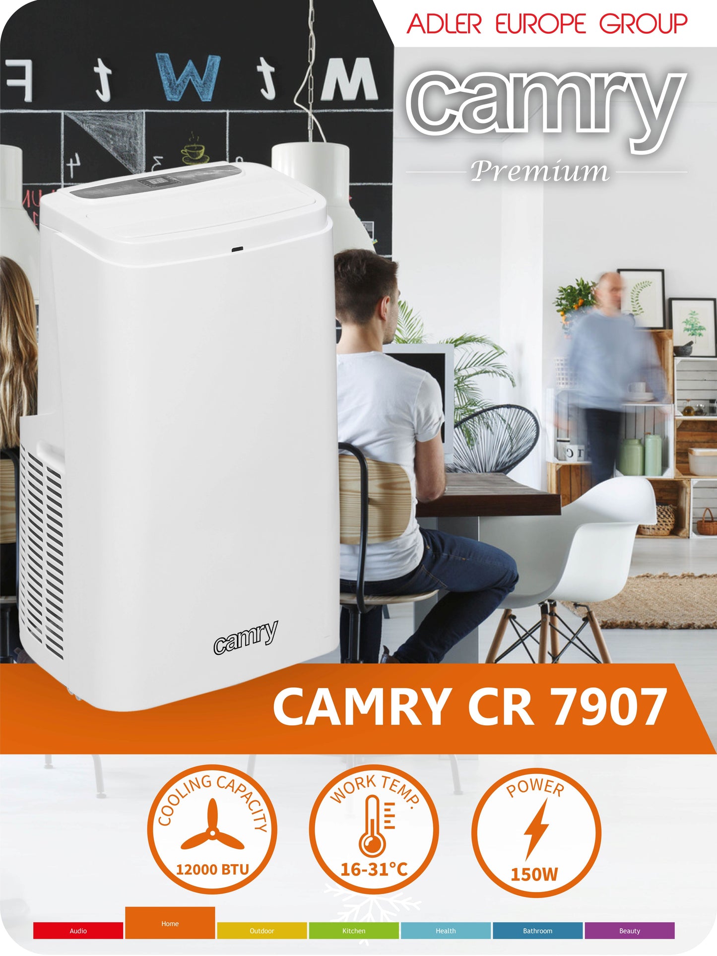 Camry CR 7907 Air conditioner 12000 BTU 000334