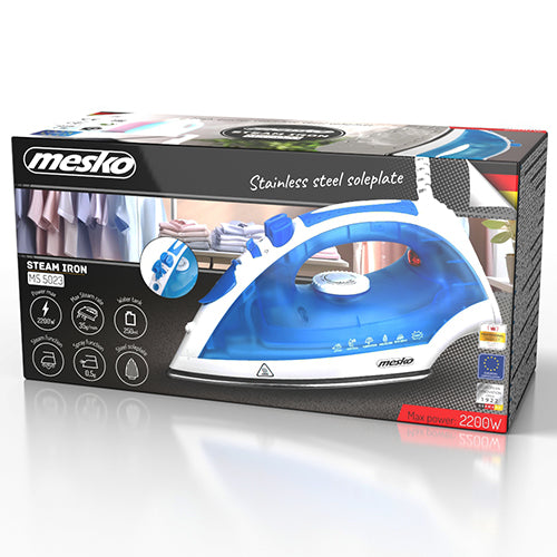 Mesko MS 5023 Iron steel soleplate 2200 W 001134