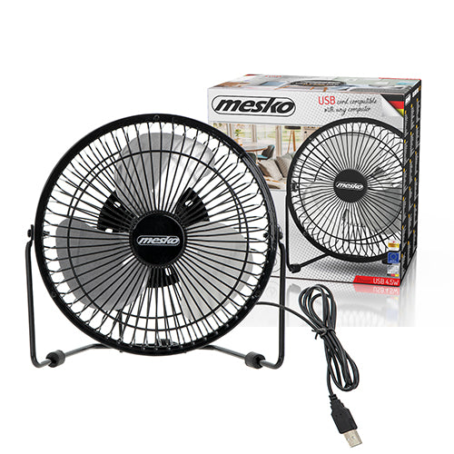 Mesko MS 7322 Fan - Desk - 15cm USB 122133