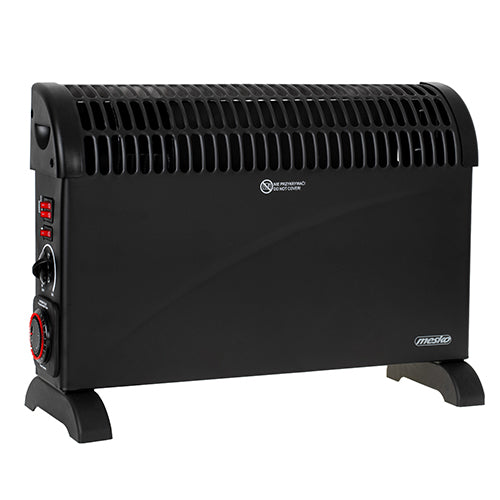 Mesko MS 7741 black Convector heater with timer and Turbo fan 93305